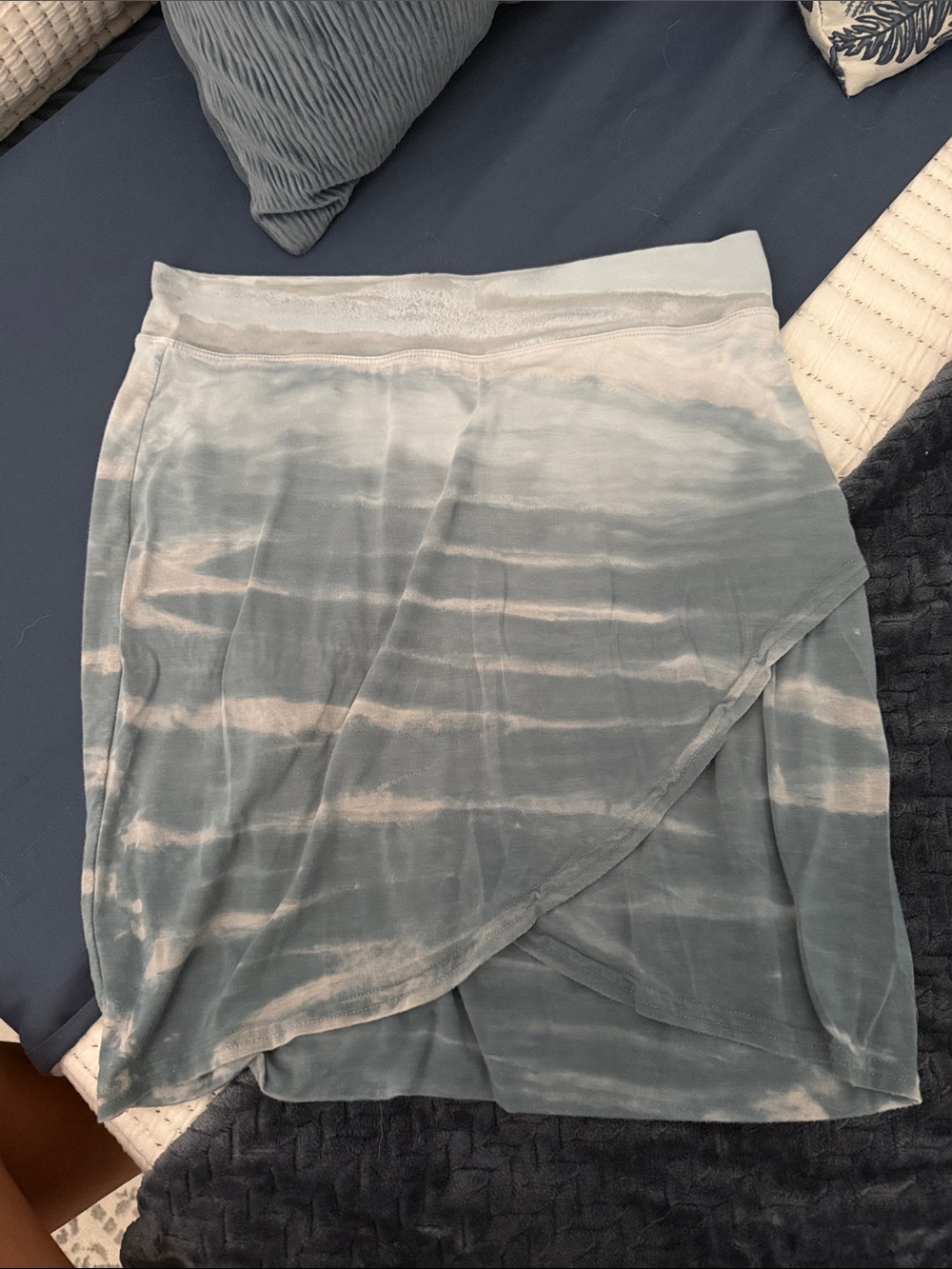Hard Tail Light Blue Tie-Dye Skirt